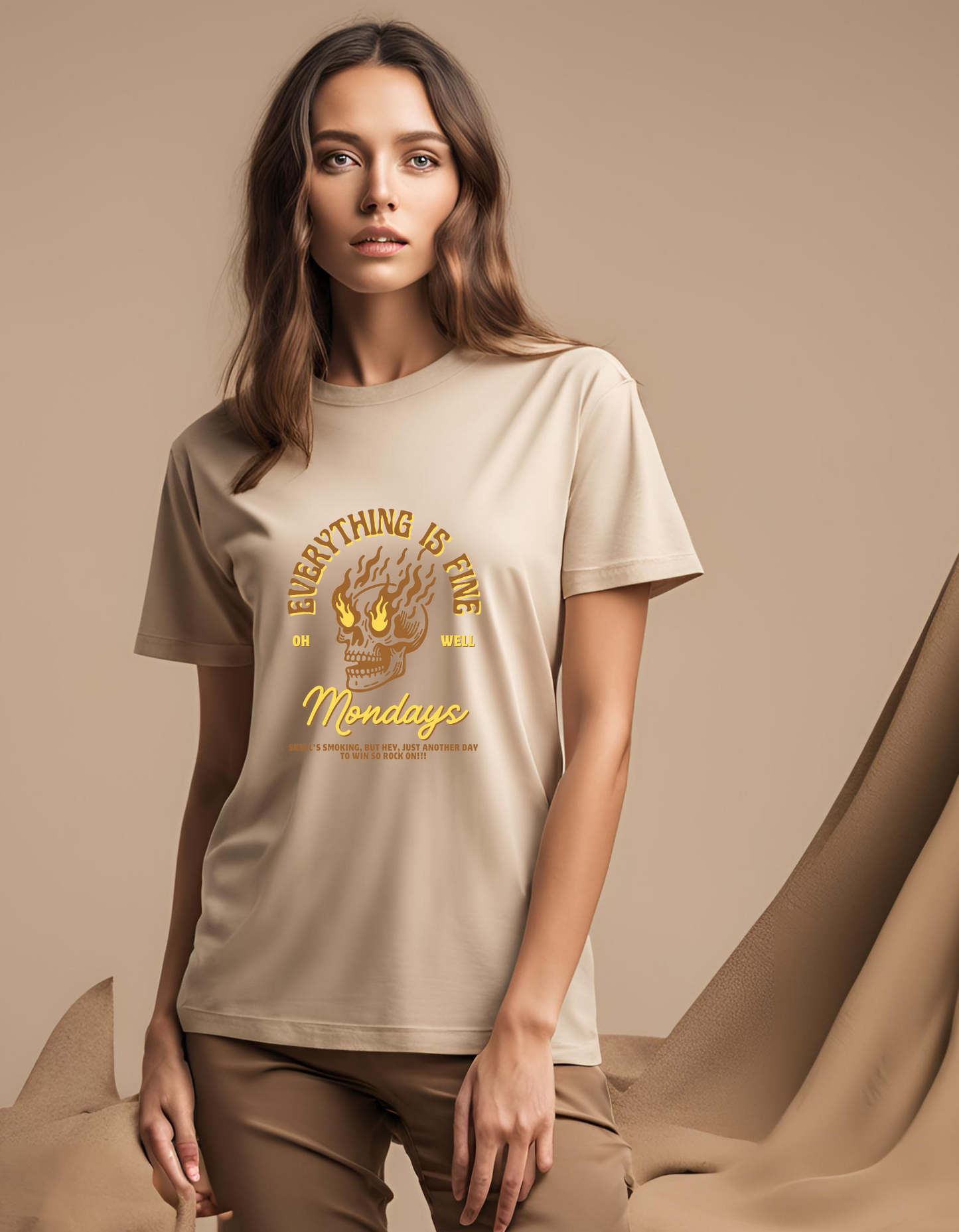 Everything is fine Monday - t-shirt