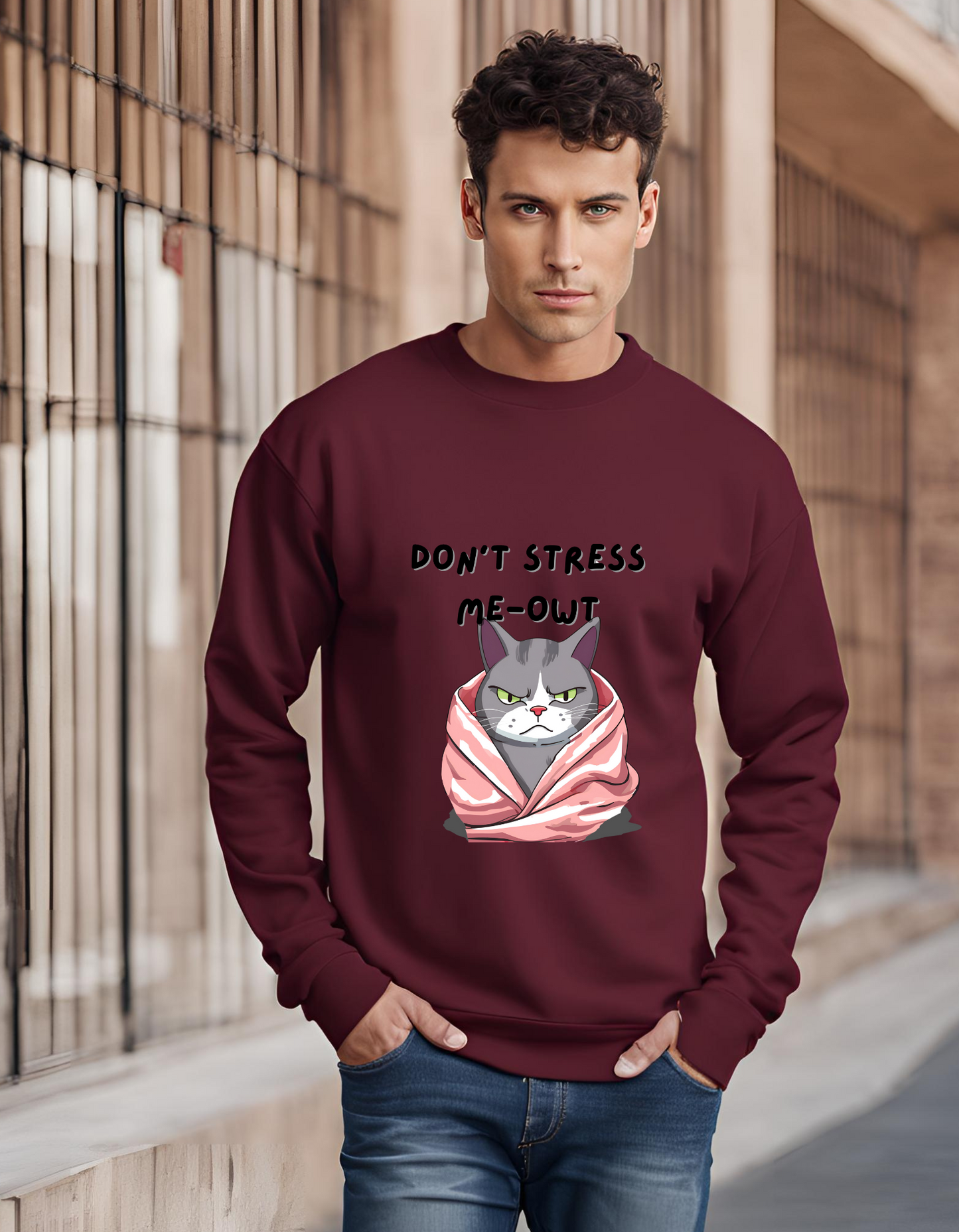 Don’t stress me owt sweatshirt