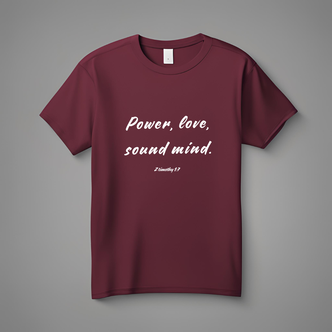 Power, love, sound mind