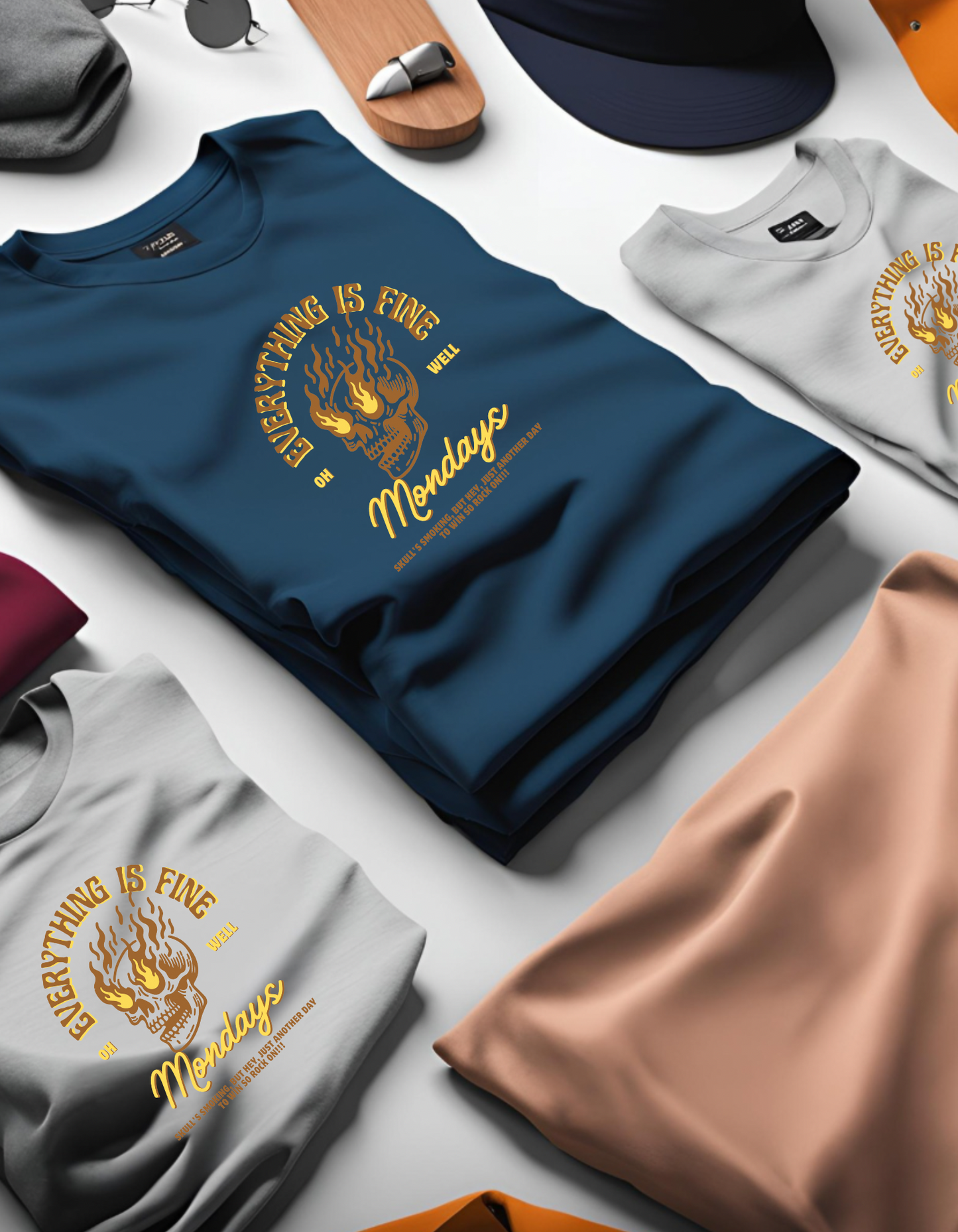 Everything is fine Monday - t-shirt