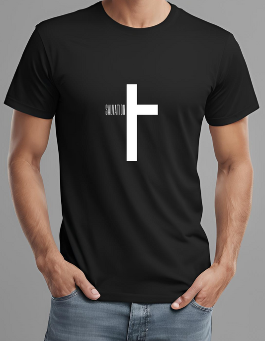 Salvation T shirt (white text)